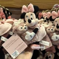 香港ディズニー ミニーシェリーメイぬいぐるみキーチェーン - メルカリ