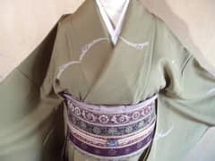 未使用　単衣　染め小紋（古典文）裄65,5 正絹美品 未使用 単衣 染め小紋（古典文）裄65,5 正絹美品 - メルカリ