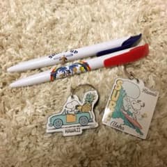 日焼けスヌーピー ハワイ ペン キーホルダーのサムネイル