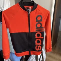 adidas ジャージ 128cm オレンジ/黒のサムネイル