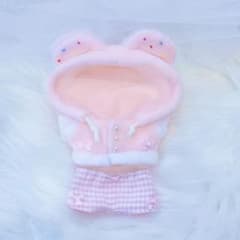 ぬい服 - ̗̀くまさんパーカーセット ̖́- 12cmぬいサイズのサムネイル