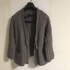 ノーカラーカーディガン 美品のサムネイル