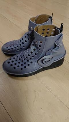 ドットブーツ パープル 23.5cmのサムネイル