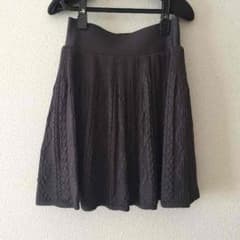 お買い得☆ニットスカート グレーのサムネイル