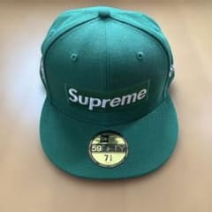 Supreme BOXロゴ　 キャップ 7 1/4 グリーン Supreme ボックスロゴ 59FIFTY グリーンキャップ 7 5/8 - メルカリ