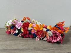 アートフラワーアレンジメント カラフル　高砂　造花のサムネイル