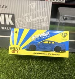 miniGT リバティーウォーク 1/64 No.4 GTR ライトブルー未開封 - メルカリ