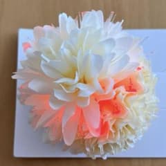 ☆新品　浴衣　光る　髪飾り　着物　夏祭り　祭り　和服　ヘアコサージュ　ゆかた花火のサムネイル