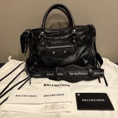 BALENCIAGA Classic City S ブラック ロゴ入りストラップ - メルカリ