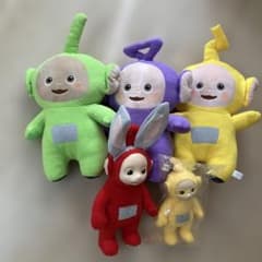 テレタビーズ ぬいぐるみ　ポー・ディプシー・ラーラ・ティンキーウィンキーセット