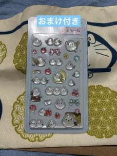 アミュキャラ ぶっくりんちょシール シマエナガのサムネイル