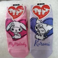My Melody Kuromi キャラクターソックス 23-25cmのサムネイル