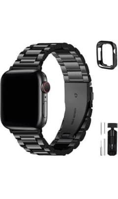 Apple Watch バンド ベルト ステンレス、45mm 44mm 42mmのサムネイル
