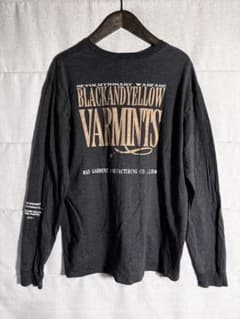美品 RATS ラッツ ロンT BLACK&YELLOW Lサイズ 黒 ブラック RATS ラッツ ブラック＆イエロー L 長袖Tシャツ ロンT - メルカリ