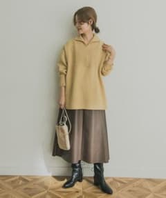 URBAN RESEARCH  ZIP UPスムースニットのサムネイル