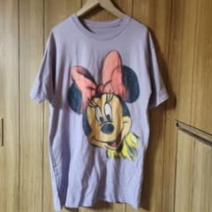Disneyland 미니 마우스 T 셔츠 퍼플 M