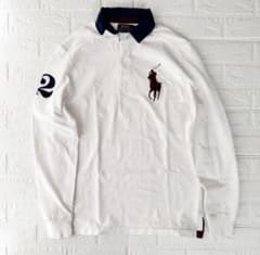 Polo Ralph Lauren ホワイト ポロシャツ ラガーシャツ swag - メルカリ