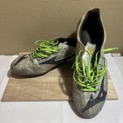 Mizuno サッカーシューズ グレー/ブラック/グリーンのサムネイル
