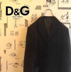 ドルチェ&ガッバーナ テーラードジャケット コーデュロイ D&G ビッグサイズのサムネイル