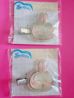 ちいかわ ぷっくりったい ヘアクリップ 2個セット うさぎのサムネイル