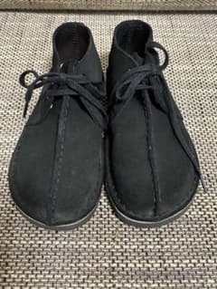 【美品】クラークス キッズデザートトレック スウェードブラックのサムネイル