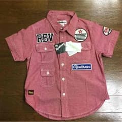 値下げ！【新品！】REAL B VOICE  サイズ120 キッズシャツのサムネイル