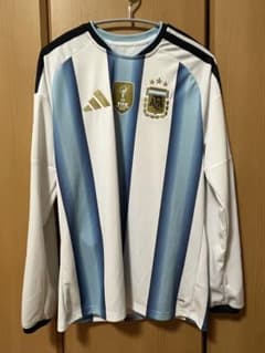 アルゼンチン代表 ユニフォーム 長袖 Mサイズ　値下げ交渉歓迎のサムネイル