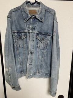 リーバイス　LEVI'S  デニムジャケット　グランジ　雰囲気系　ダメージのサムネイル