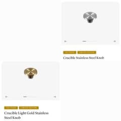 ルクルーゼ 100周年 ツマミ 2つ シルバー ライトゴールド 海外限定 レア ルクルーゼ 100周年 ツマミ 2つ シルバー ライトゴールド 海外限定