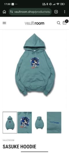 VR vaultroom Sasuke Hoodie - メルカリ