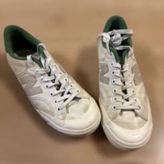 new balance スニーカー ホワイト/グリーン　proctのサムネイル
