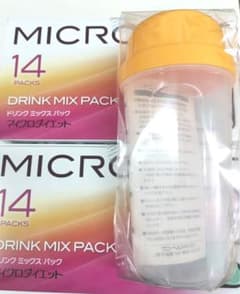 マイクロダイエット　オレンジ味ドリンク　2箱シェーカー付 マイクロダイエット ドリンク ミックス 2箱 シェーカー付 新品未