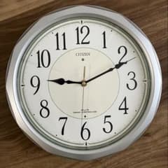 美品 CITIZEN 自動時計 時計 壁掛け時計 電波時計 掛け時計 - メルカリ
