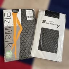 パンティストッキング M-L 黒 2点　ダイヤのサムネイル
