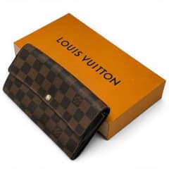 【美品】ルイヴィトン ポルトフォイユサラ 長財布 ダミエエベヌ CA2190 美品】ルイヴィトン ポルトフォイユサラ 長財布 ダミエエベヌ CA2190