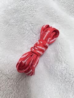 supreme ナイキ エアフォース1 靴紐 シューレース レッドのサムネイル