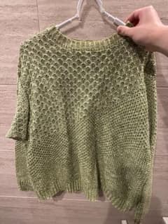 amachi. Water Depth Knit LS/和紙　ニット　サイズ4 amachi. Water Depth Knit LS/和紙 ニットM - メルカリ
