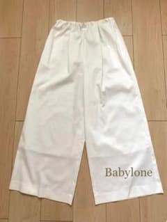 最終お値下げ❣️ バビロン　ワイドパンツ  ホワイトのサムネイル