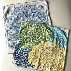 刺繍クッションカバー2枚セット　紫陽花のサムネイル