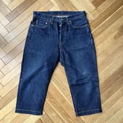 FULLCOUNT フルカウント 濃紺 クロップドデニム ボタンフライのサムネイル
