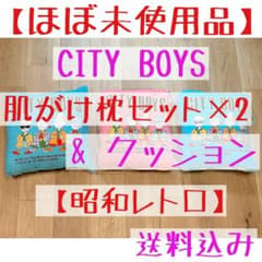 ほぼ未使用】 CITY BOYS 肌がけ枕セット×2クッション×1 - メルカリ