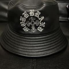 即完売品 新品未使用タグ付き MOBB 黒 皮革 バケットハット M - メルカリ