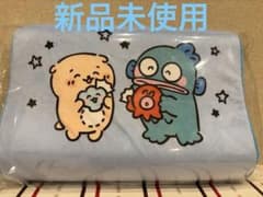 しろたん×はぴだんぶい　低反発まくら　ハンギョドン　ブルー　新品未使用