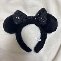 ディズニーカチューシャ　スパンコール　ブラックのサムネイル