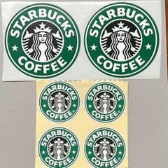 スターバックス　ステッカー６枚セットのサムネイル