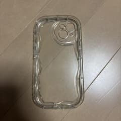 iPhone15用 ウェーブデザイン クリアケースのサムネイル