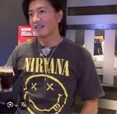 キムタク 私物 vintage 90s nirvana smily tシャツ - メルカリ
