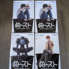 DEATH NOTE 데스 노트 ぬどる 스토퍼 피겨 4 점 세트