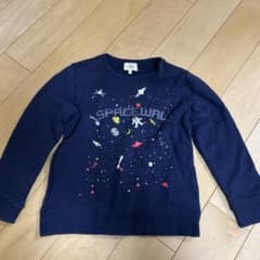 GREEN LABEL RELAXING トレーナー 115cm ネイビーのサムネイル