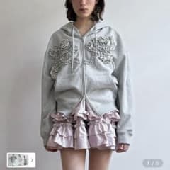 sinoon Rose Frill Oversized-Fit Hooded - メルカリ